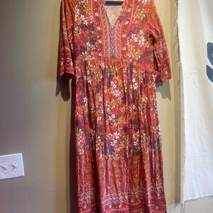 Roolee Red Maxi Dress